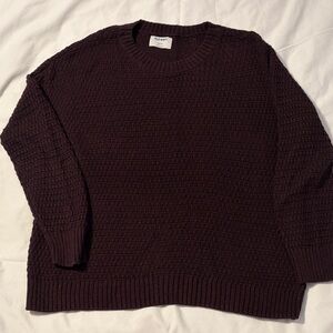 Old Navy Burgundy Sweater